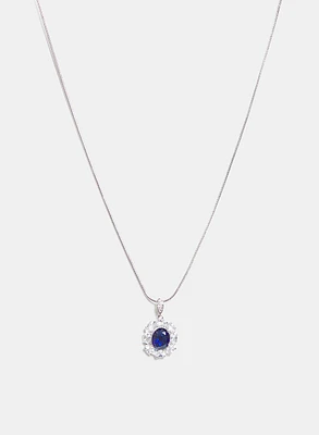 Cubic Zirconia Pendant Necklace