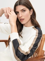 Contrast Stripe Top