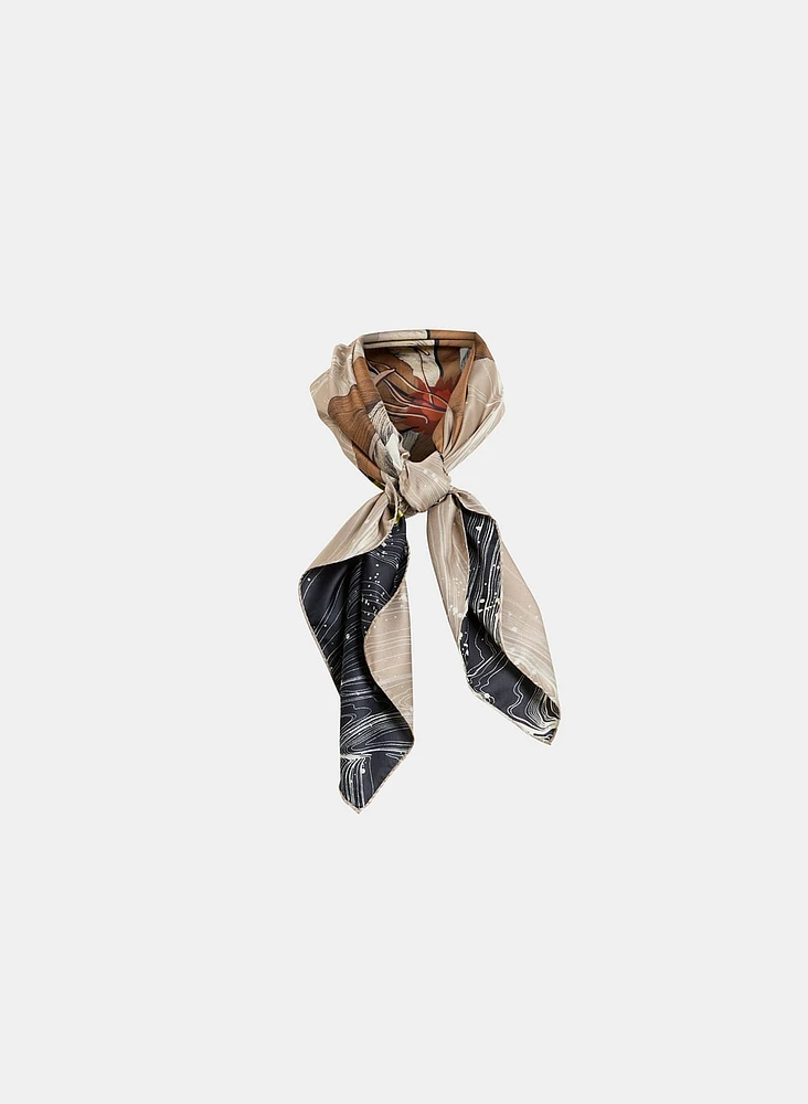 Reversible Silky Scarf