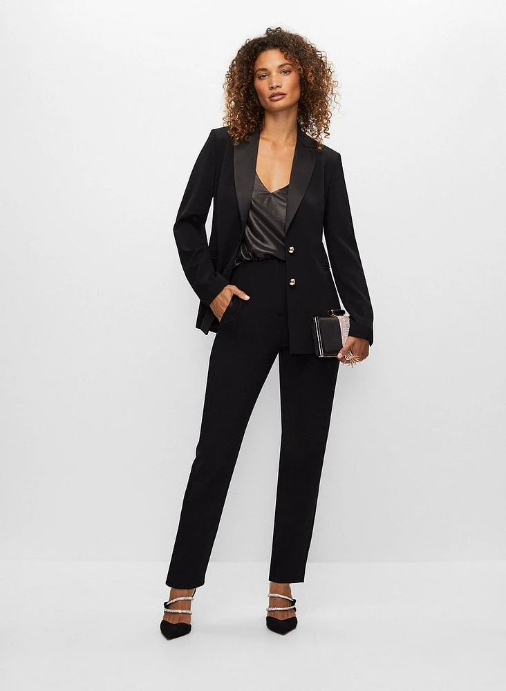 Satin Lapel Tuxedo Jacket