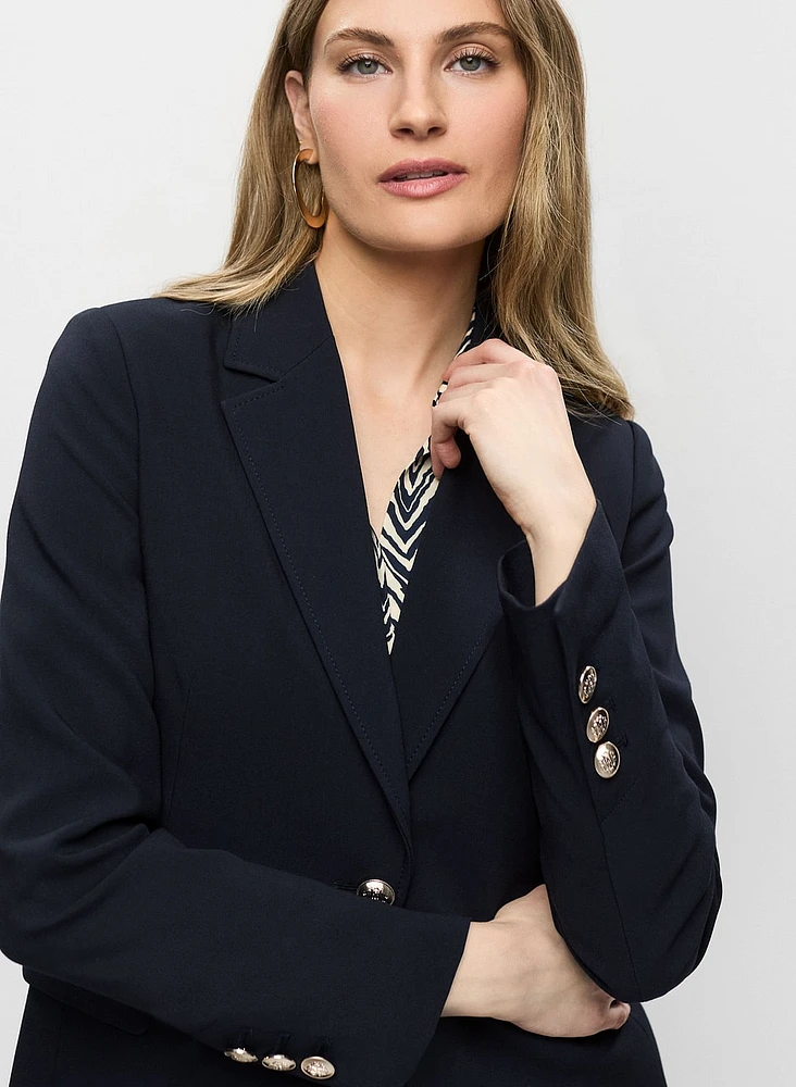 Single-Button Blazer