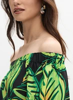 Joseph Ribkoff - Leaf Print Top