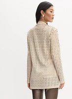 Joseph Ribkoff - Perforated Vegan Leather Jacket