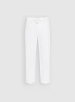 Cotton Straight-Leg Pants