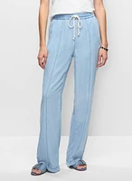 Pull-On Wide Leg Pants