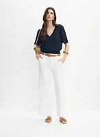 Blouse à manches évasées