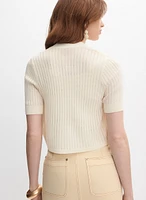 Pointelle Knit Bolero