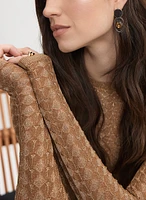 Open Knit Sweater