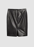 Vegan Leather Skirt