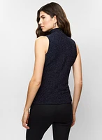 Sleeveless Glitter Top