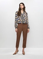 Paisley Blouse & Ankle Pants