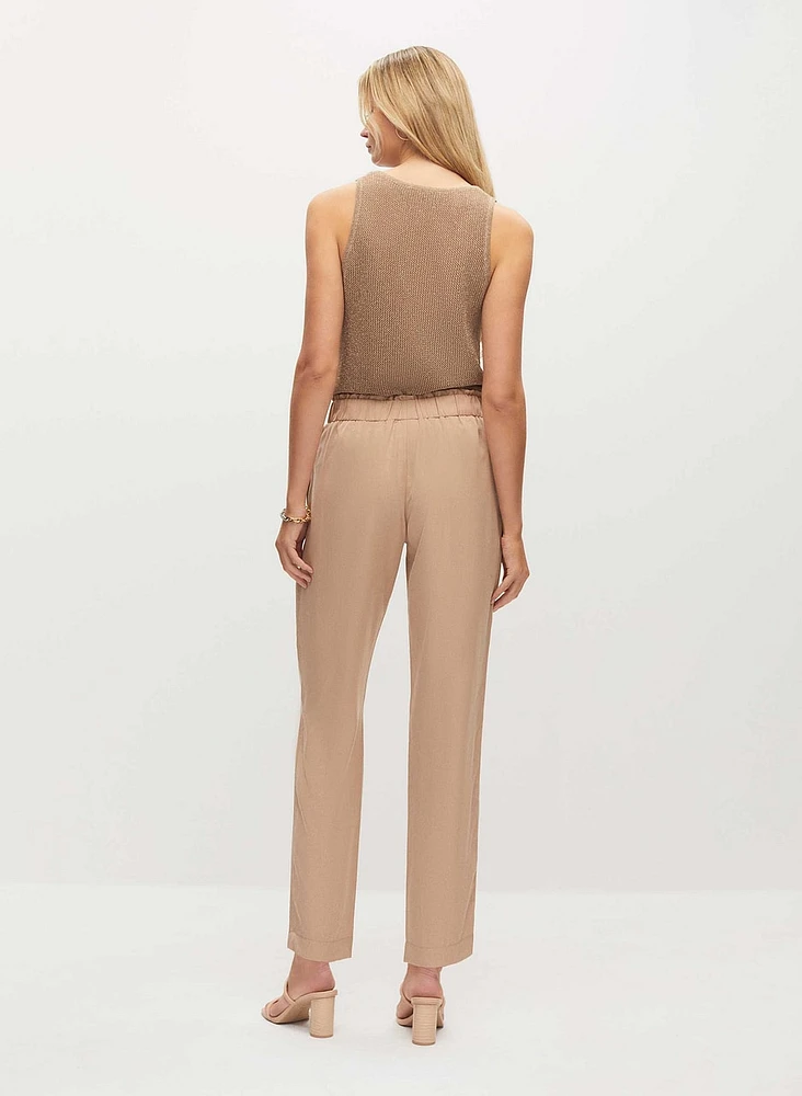 Essential Tencel Pull-On Pants