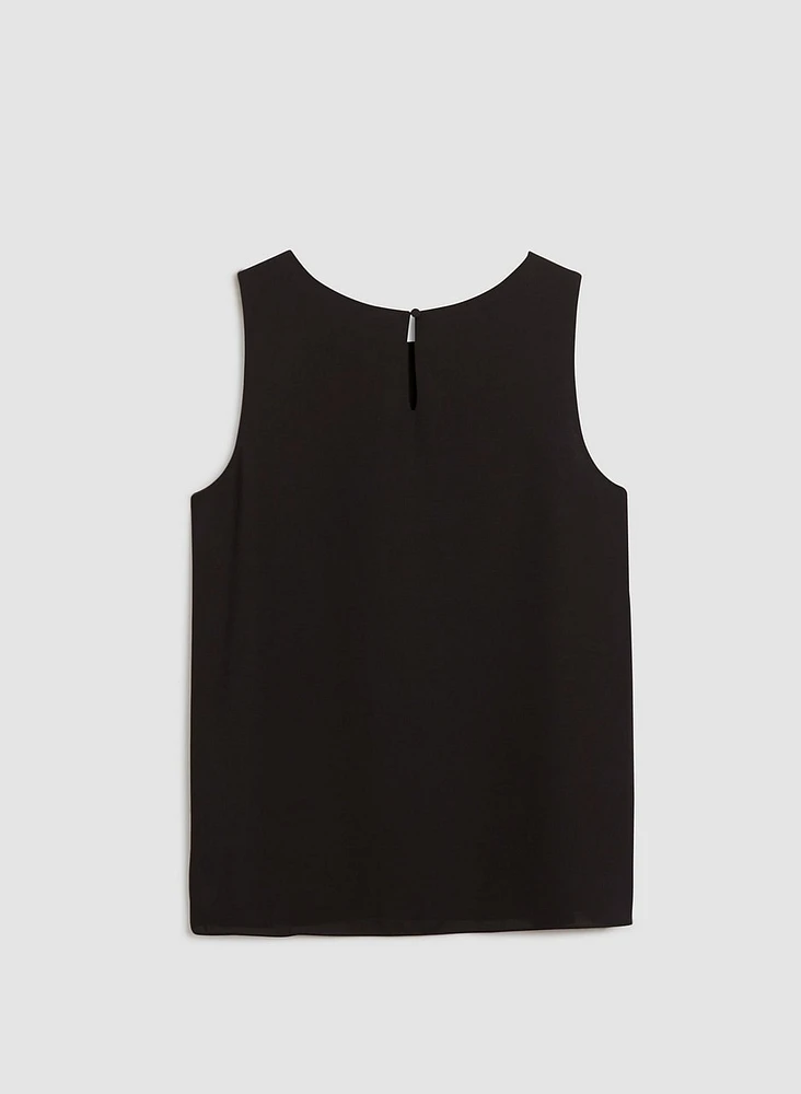 Double Layer Sleeveless Blouse