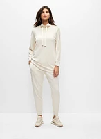 Embellished Funnel Neck Top