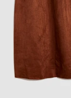 Robe de jour en faux suède