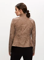 Joseph Ribkoff - Faux Suede Jacket