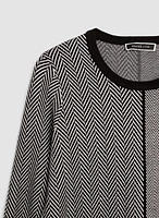 Herringbone Contrast Sweater