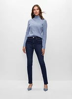 Crystal Detail Slim Leg Jeans
