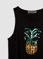 Sequin Pineapple Detail Cami