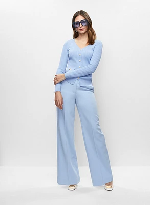 Pull à boutons et pantalon Soho