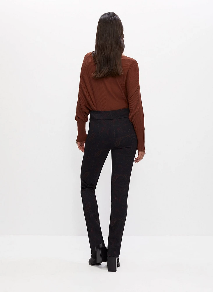 Pantalon Madison à motif cachemire