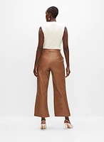 Joseph Ribkoff - Vegan Leather Culotte Pants