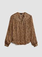 Animal Print Blouse