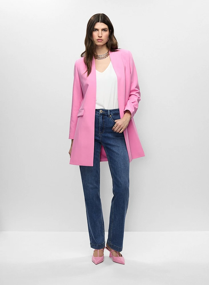 Veste redingote à poignets boutonnés