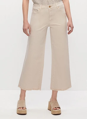 Wide Leg Culotte Jeans