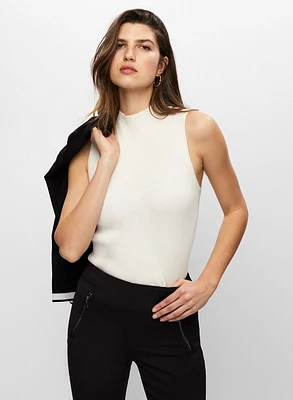 Camisole basique en tricot côtelé