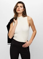 Camisole basique en tricot côtelé