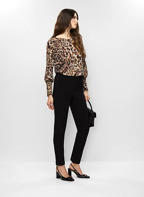 Ankle Length Slim Leg Pants