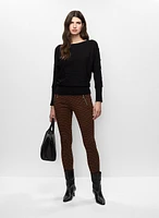 Cut-Out Sleeve Sweater & Kayla Leggings