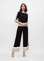 Joseph Ribkoff - Slit Detail Gaucho Pants