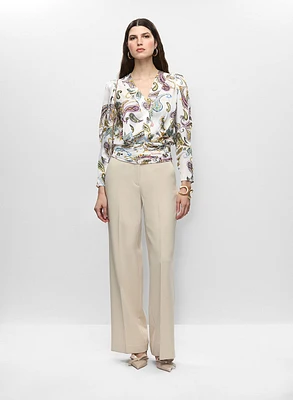 Haut froncé et pantalon Soho