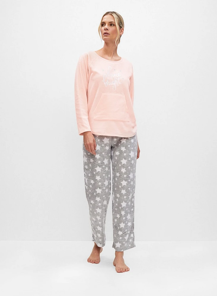 Star Print Pyjama Set