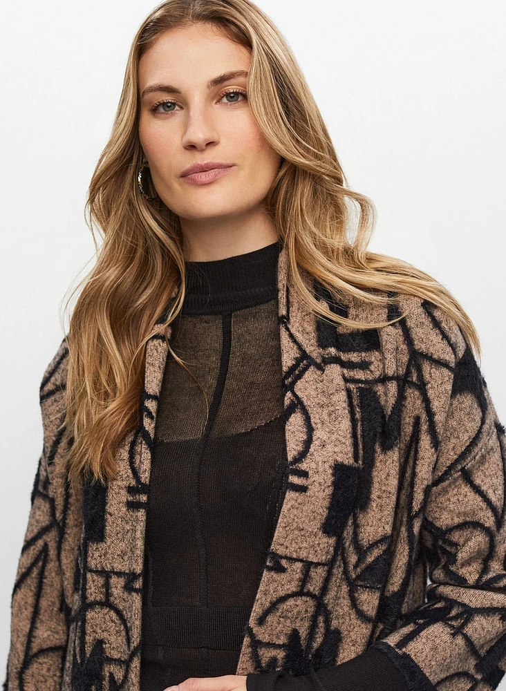 Joseph Ribkoff - Printed Open Front Cardigan