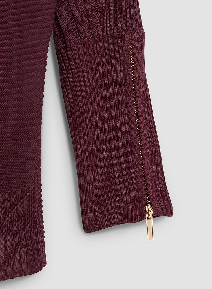 Zip Detail Sweater