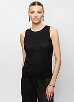 Beaded Sleeveless Top