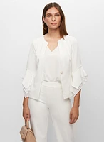 Joseph Ribkoff - Flounce Sleeve Jacket