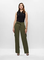Pull sans manches et pantalon cargo