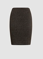 Pull-On Ottoman Pencil Skirt