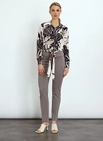 Joseph Ribkoff - Tropical Floral Print Blouse