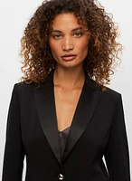 Satin Lapel Tuxedo Jacket
