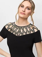 Joseph Ribkoff - Beaded Detail Dress