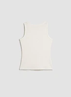 Camisole en maille côtelée
