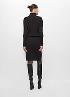 Dolman Sleeve Sweater Dress
