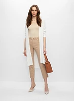 High Slit Long Cardigan