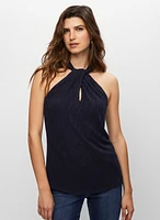 Twist Front Halter Top