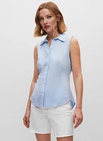 Tie Front Button Down Shirt